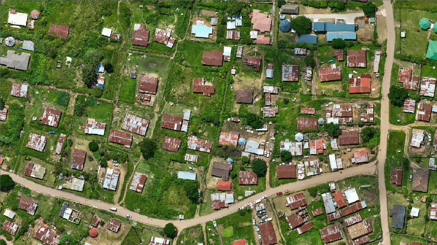 Raw classified aerial LiDAR point cloud before feature extraction