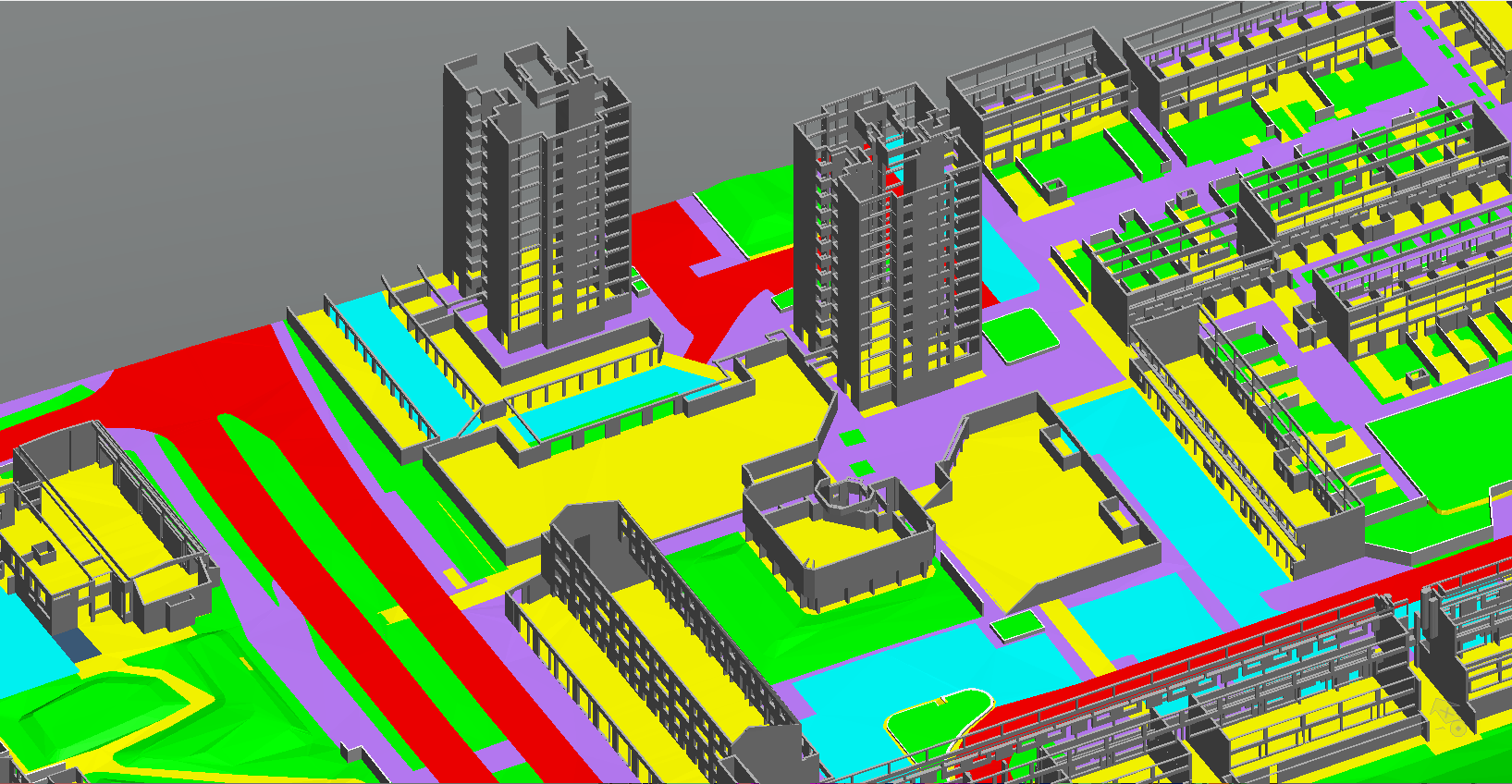 3D city model sample 1