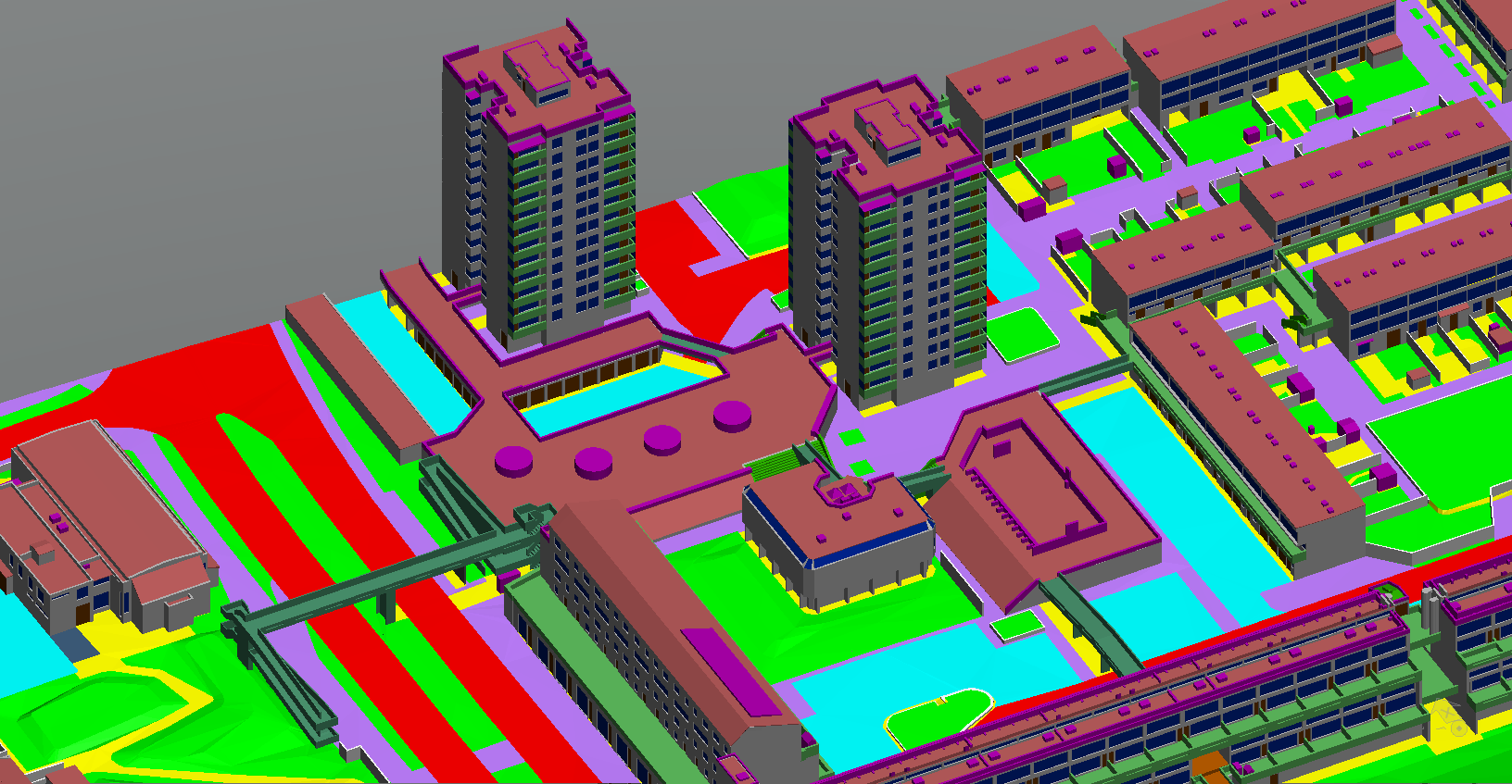 3D city model sample 2