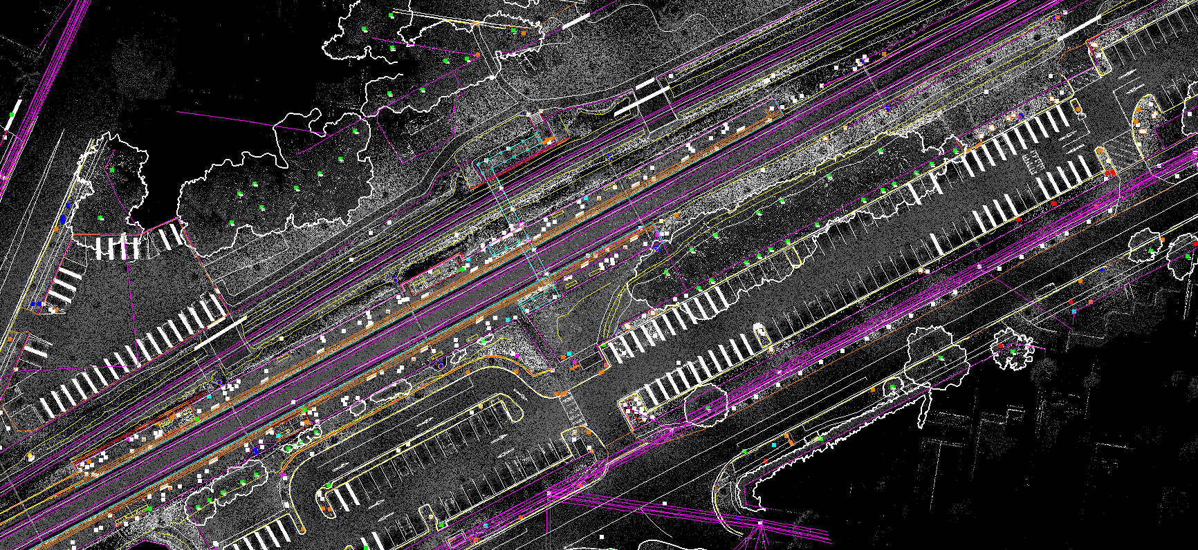 Railway corridor mapping example 4