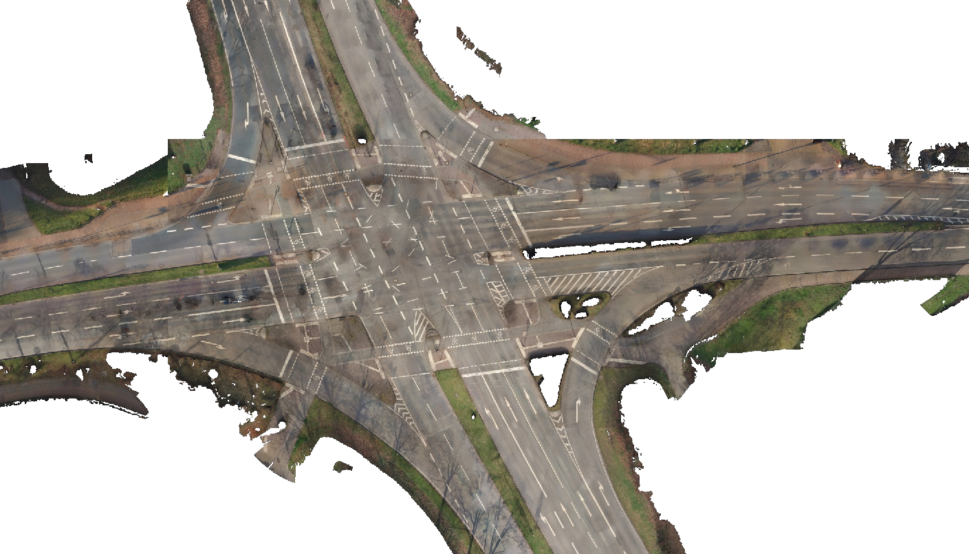 Road area mapping example 4