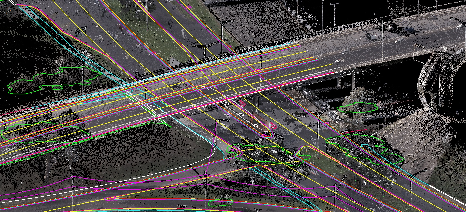 Road corridor mapping example 3
