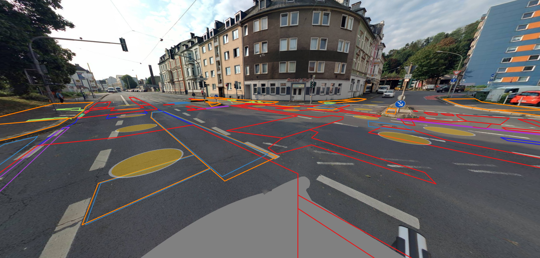Road damage mapping - block cracking
