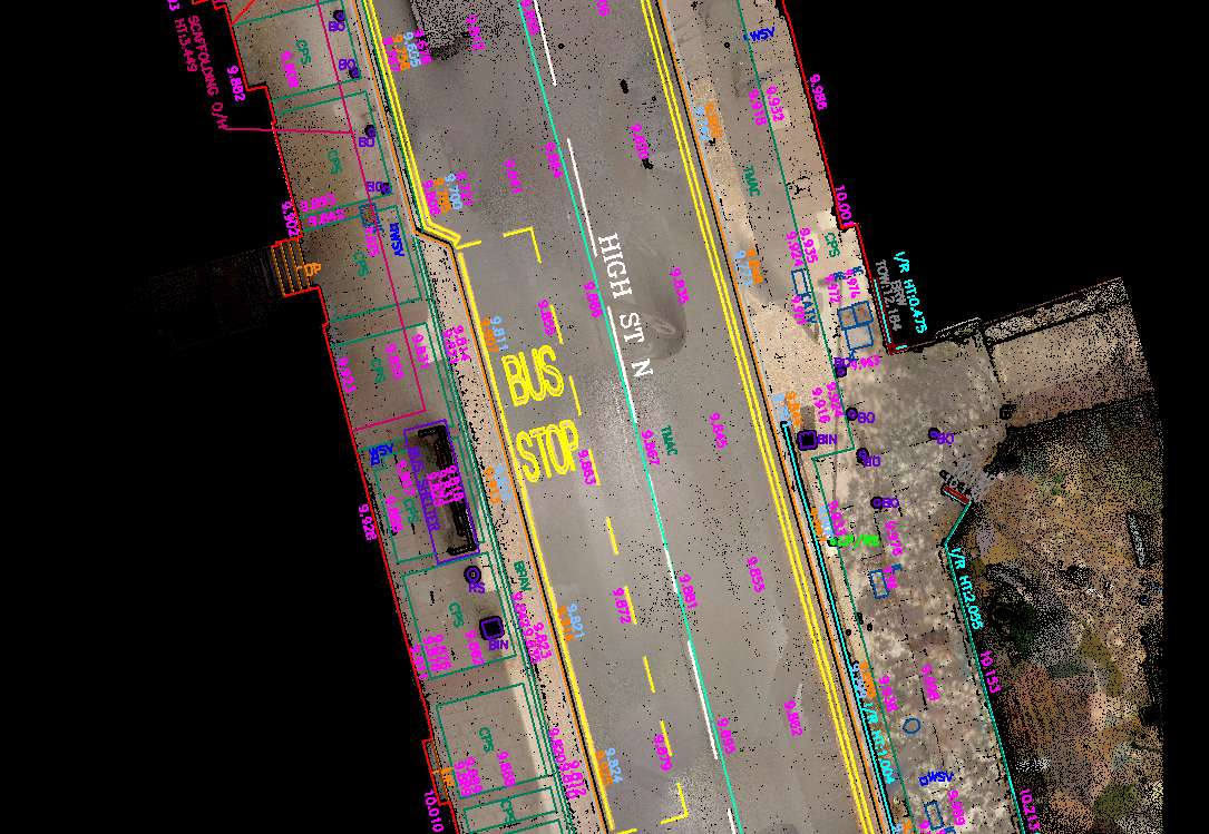 Road Corridor Mapping — before and after