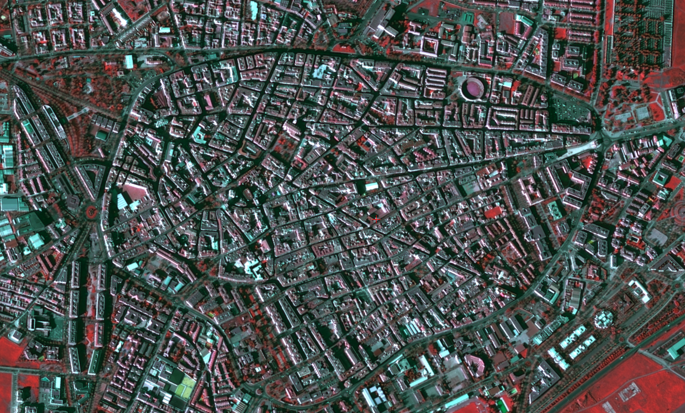 Satellite image processing - land cover classification