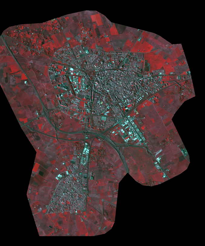 Satellite image processing - change detection