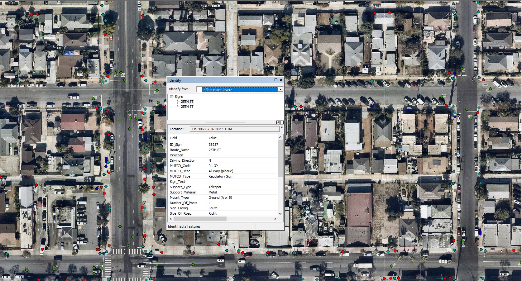 Spatial adjustment example 4