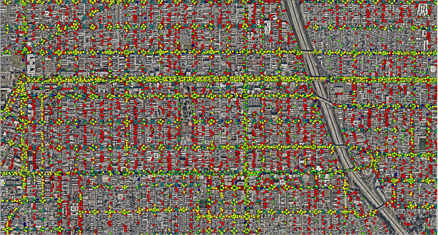 Spatial adjustment example 5